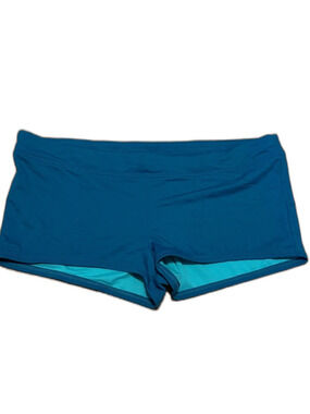 Title Nine Women’s Teal Swim Boy Shorts suit Bottoms